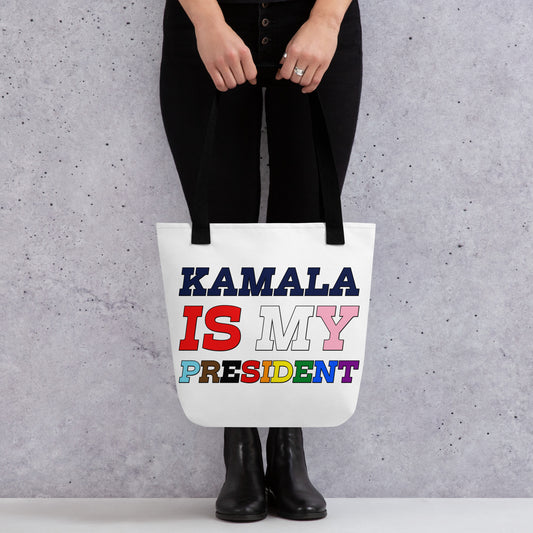 Kamala is MY PRESIDENT Pride support collection Tote bag