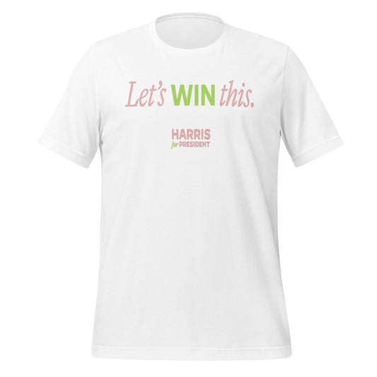 AKA support "Lets win this" Unisex t-shirt